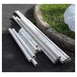 PVC Pipe, four 34", five 24", five 48", two 60",