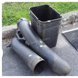 Poly Mower grass catcher parts only lot