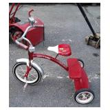 Radio Flyer Tricycle with bell, metal tricycle in