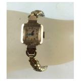 Bulova wrist watch 14k gold 8137 not running