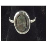 Vintage Abalone Ring, size  6,  2.1 grams