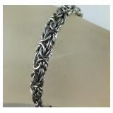 Silver Bracelet, size 7", 9.7 grams Sterling