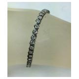 CZ Tennis Bracelet, size 7.5"