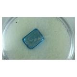 Approx 1.74 CT Blue Topaz Loose Stone