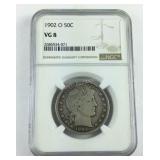 NGC VG8 1902-O Barber Half Dollar