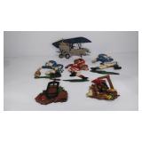 Homeco vintage metal wall art, 6 pieces, football