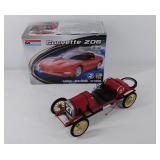 Corvettes model car kit, and model car