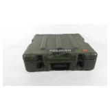 Pelican waterproof storage box, 22" × 21" × 6.5"