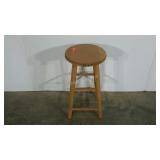 Stool, 24" tall, unfinished wood