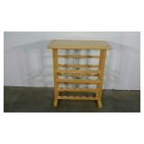 Wine rack stand, holds 24 bottles, 16 x 31 x 36