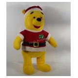 27" Christmas Whinnie the Pooh plush, supported