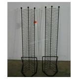 Two media towers, 30" tall