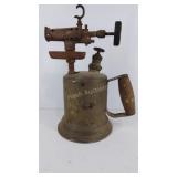 Brass with wood handle blow torch