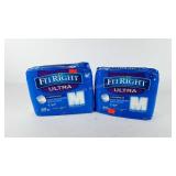 Two packs of Fit Right Ultra underwear, 20 per