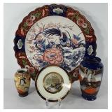 Asian decor, includes platter (16.5"), Art of