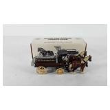 ERTL die cast metal Horse and Wagon Tanker bank