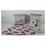 Christmas kitchenwares, round tablecloth and two
