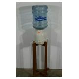Water dispenser stand, ceramic crock and empty 5