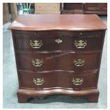 Bassett Furniture 3 Drawer Nightstand with pull