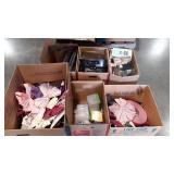 Skid lot, paper crafts, food storage, cookbooks,