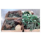 Skid lot, everlasting wreaths, garlands, baskets,