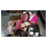 Skid lot, ho,e goods, trays, wall art, throw