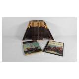 Books, sixteen volume set of American Heritage