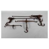 Four hanging Beam scales