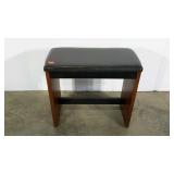 Bench with under seat storage, 22" tall