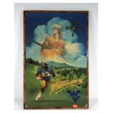 West Virginia Mountaineers wall plaque with