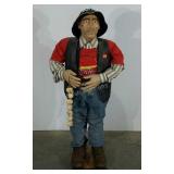 Fully dressed door greeter, 52" tall, dressed in