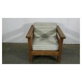 Arm chair, indoor/outdoor, reversible cushions