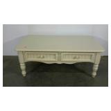 Coffee table, two storage drawers, 26 x 48 x 20