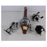 Group of 4 fishing reels various manufacturers