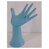 Hand mannequin, painted iron