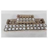 Golf balls, three dozen used Kirkland golf balls