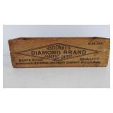 Advertising wooden cheese box, Diamond Brand