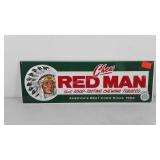 Advertising, Red Man chew tobacco metal sign, 6"