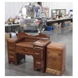 Waterfalls Dressing Vanity with Mirror, plus a