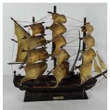Fragata Espanola ship model, 16" x 16"