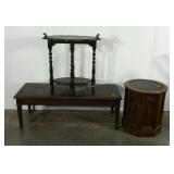 Coffee table and two accent tables, group needs a