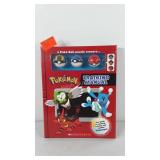 Pokemon training manual with three pokeball
