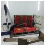 Tools, flooring hand roller, straight line sander