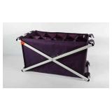 Wine bottle divided tote, holds 10 bottles, 22.5"