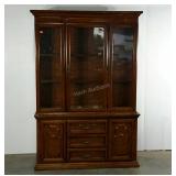China cabinet, Lenoir House by Broyhill, includes