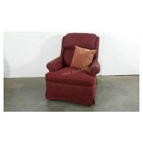 Upholstered swivel rocker, La-Z-Boy, includes