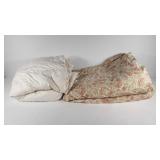 Two down comforters and a duvet, size twin