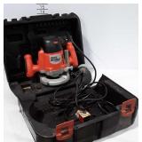 B&D Fire Storm Router with case, powers up