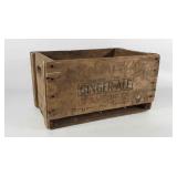 Berkeley Club Ginger Ale wooden shipping crate,