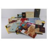 Group of ephemera, guide books, recipe booklets,